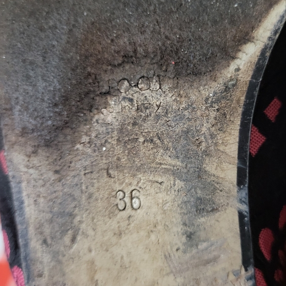 Gucci Black/Pink Printed Fabric Princetown Flat Mules Size 36 - Picture 9 of 11